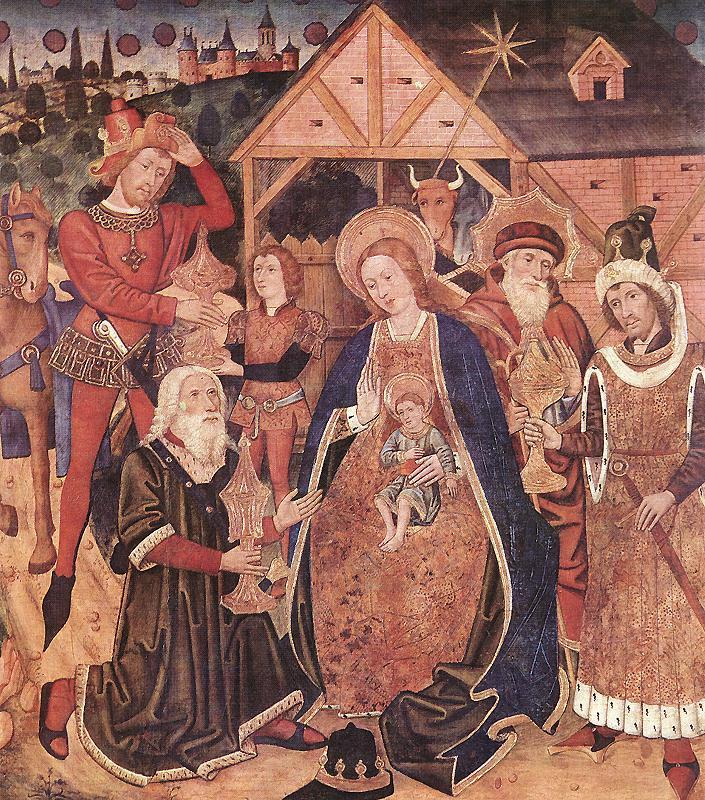 unknow artist Adoration of the Magi Germany oil painting art